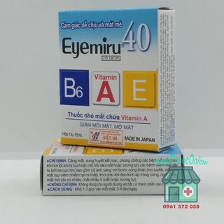Nhỏ mắt Eyemiru 40EX lọ 15ml