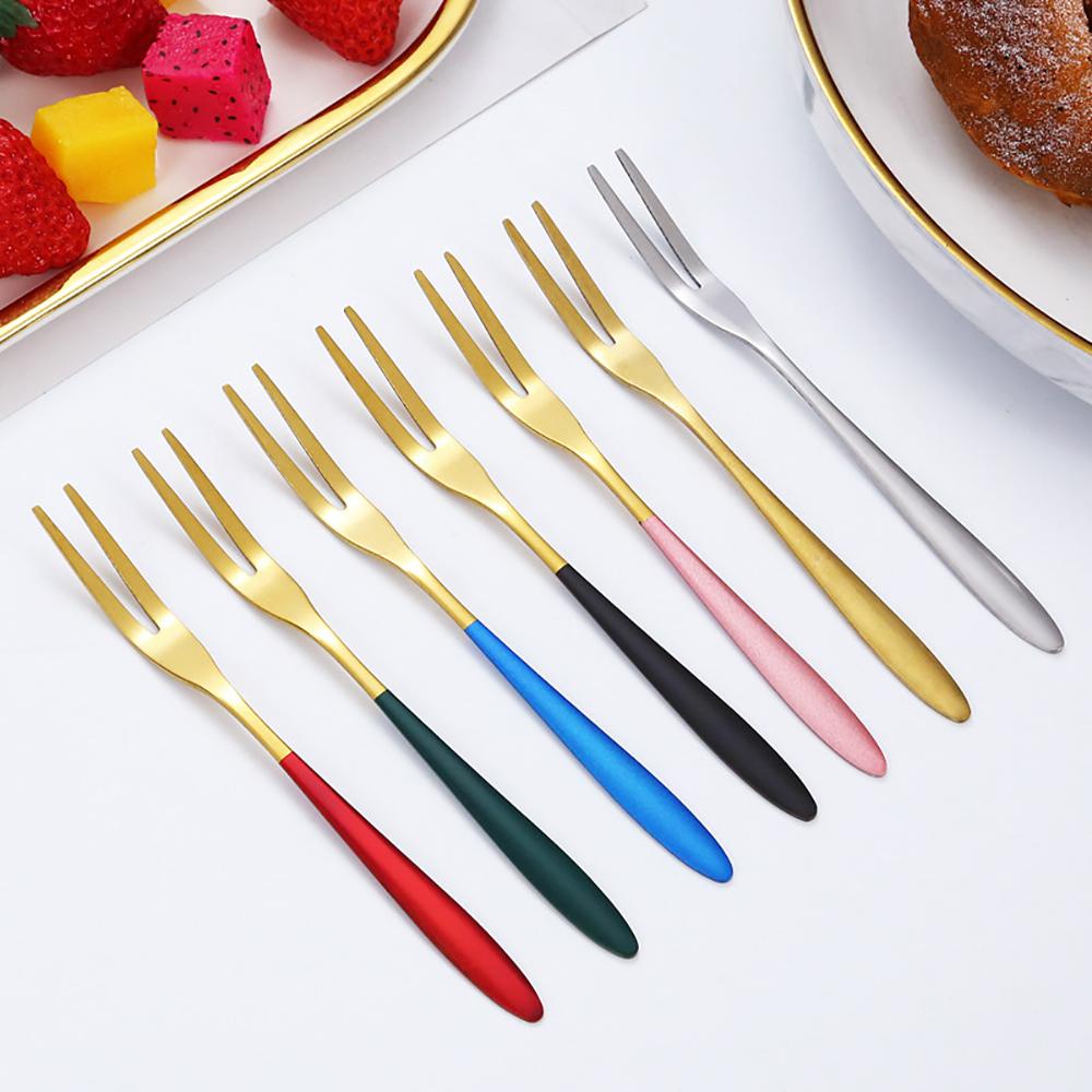 Nĩa Ăn Tráng Miệng Bằng Thép Không Gỉ