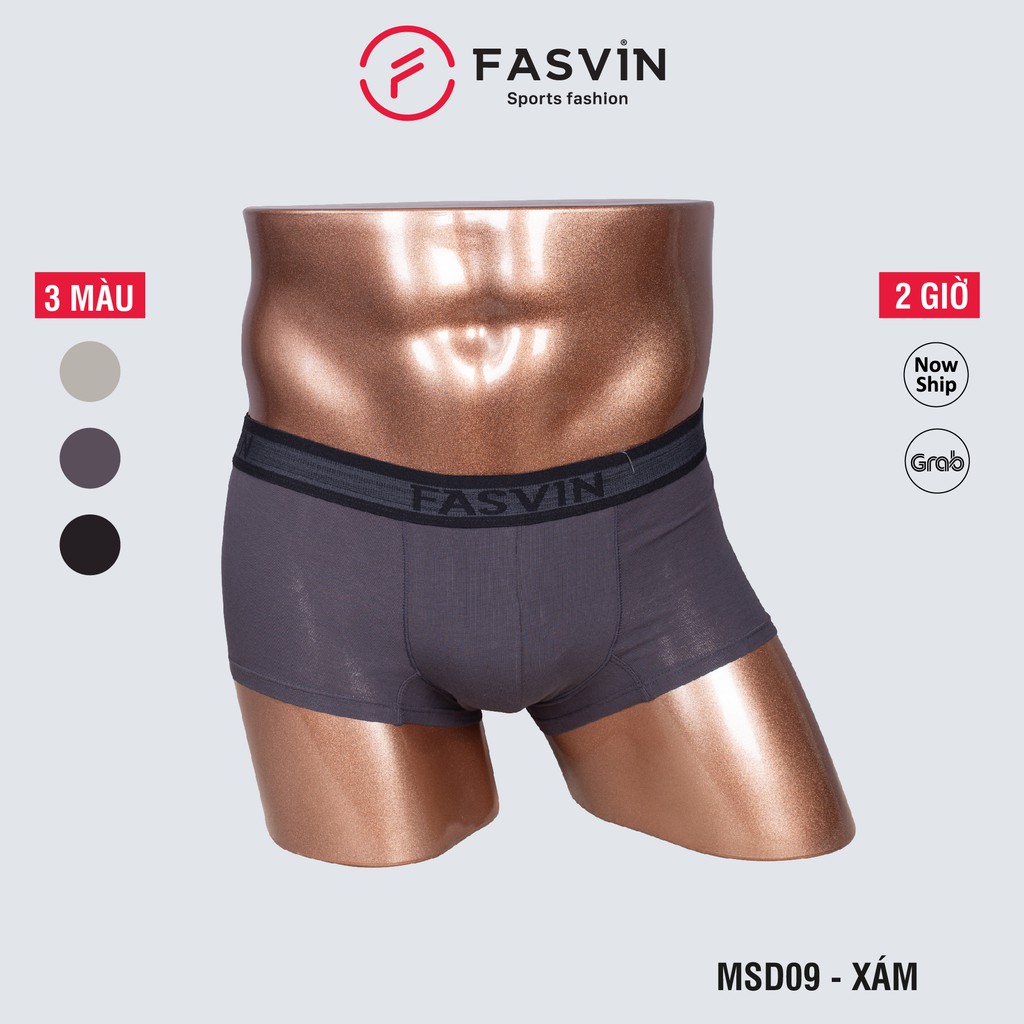 [Mã FAMALLT5 giảm 15% đơn 150K] Quần lót nam Fasvin MSD09.HN vải cotton chun dày dặn mềm mại co giãn dễ chịu phom đẹp