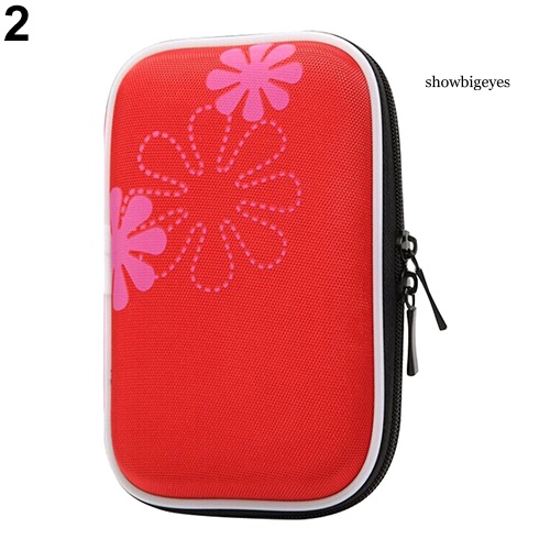 Túi Đựng Chống Sốc In Họa Tiết Hoa Cho Tai Nghe 2.5 '' | BigBuy360 - bigbuy360.vn
