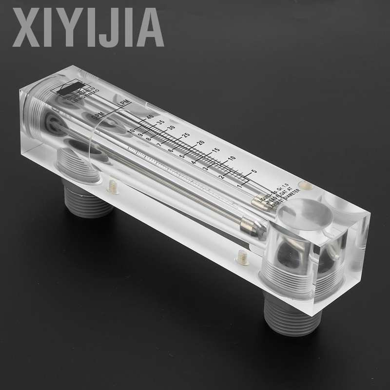 Xiyijia 1-10GPM LZM-25 Knob Panel Type Liquid Flowmeter Flow Meter Measurement ZG1&quot;