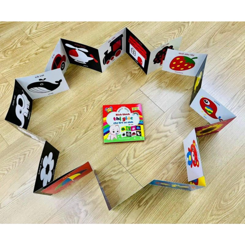 Tranh Flashcard Kích Thích Thị Giác Trẻ 0-1 tuổi