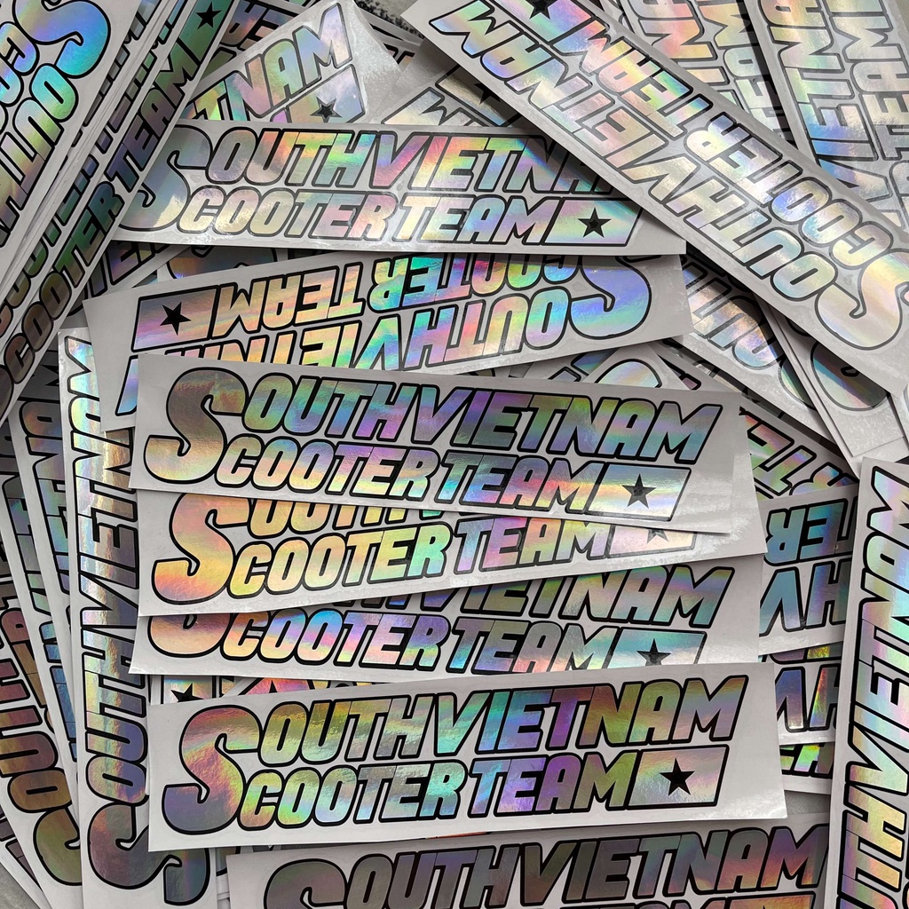 Combo 2 Tem HOLOGRAM Chính Hãng SouthVietnamScooterTeam