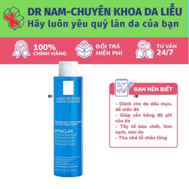 {NỘI ĐỊA PHÁP} Toner La Roche Posay Effaclar cho da dầu nhạy cảm