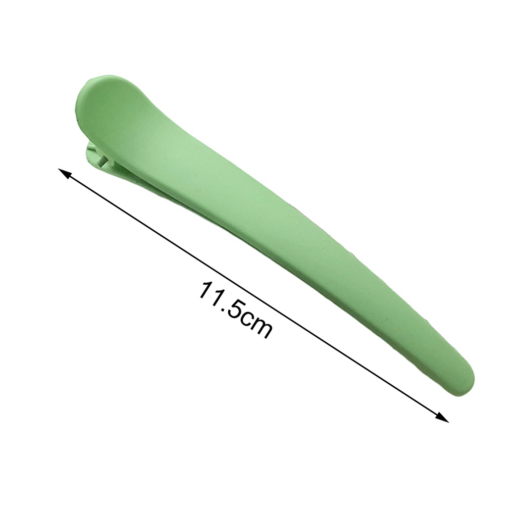 Kẹp Tóc Màu Trơn Chống Trượt Trọng Lượng Nhẹ Dùng Tạo Kiểu Tóc Tiện Dụng