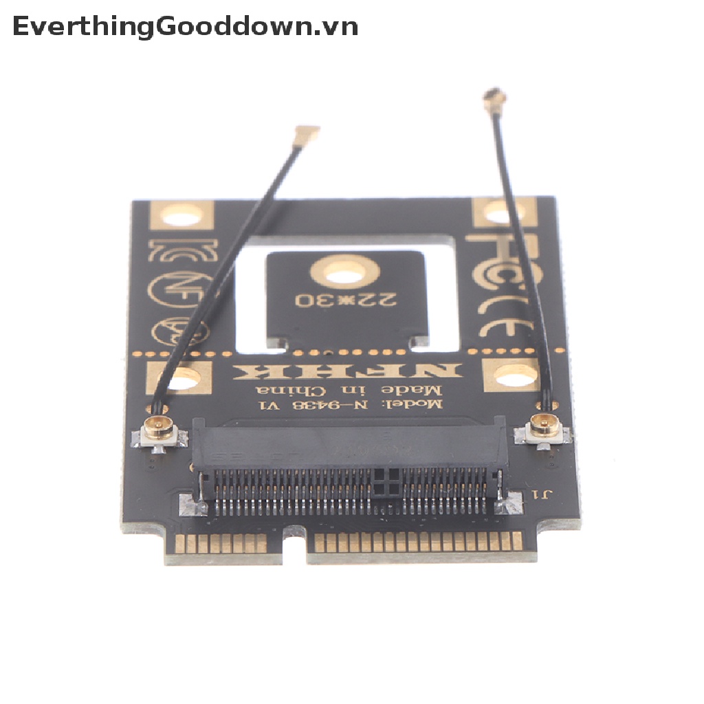 Card Đồ Họa M.2 NGFF Sang Mini PCI-E (PCIe + USB) Cho M.2 Wifi Bluetooth Không Dây