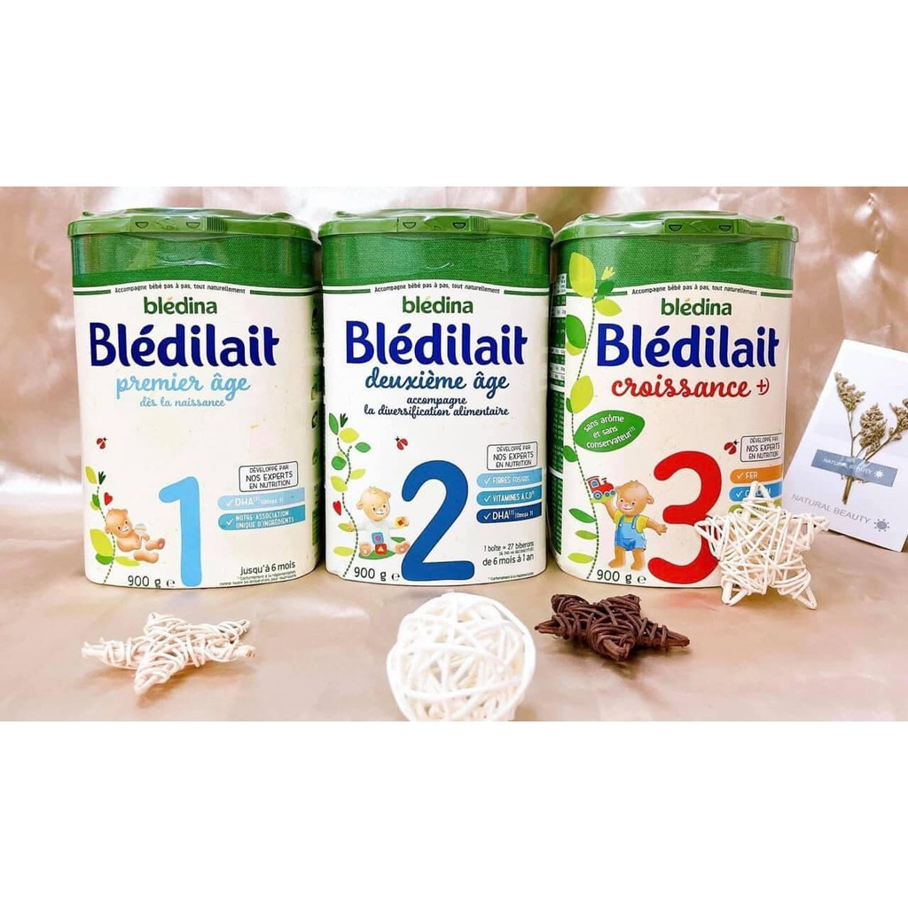 Sữa Bledilait số 1,2,3,4 của Pháp trọng lượng 400g, 800g