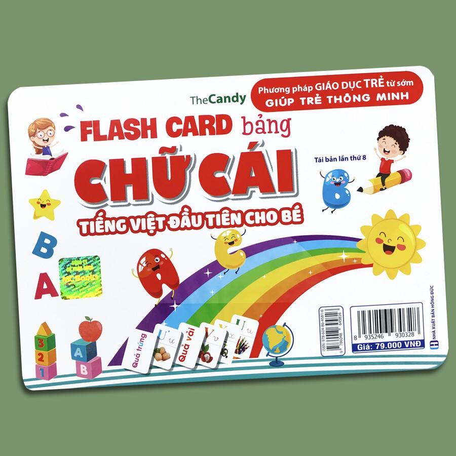 Flash Card Bảng Chữ Cái Tiếng Việt Đầu Tiên Cho Bé (Phương pháp giáo dục trẻ từ sớm giúp trẻ thông minh)