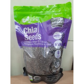 Hạt chia Seeds Úc Absolute Organic 1KG Bao Đổi Trả