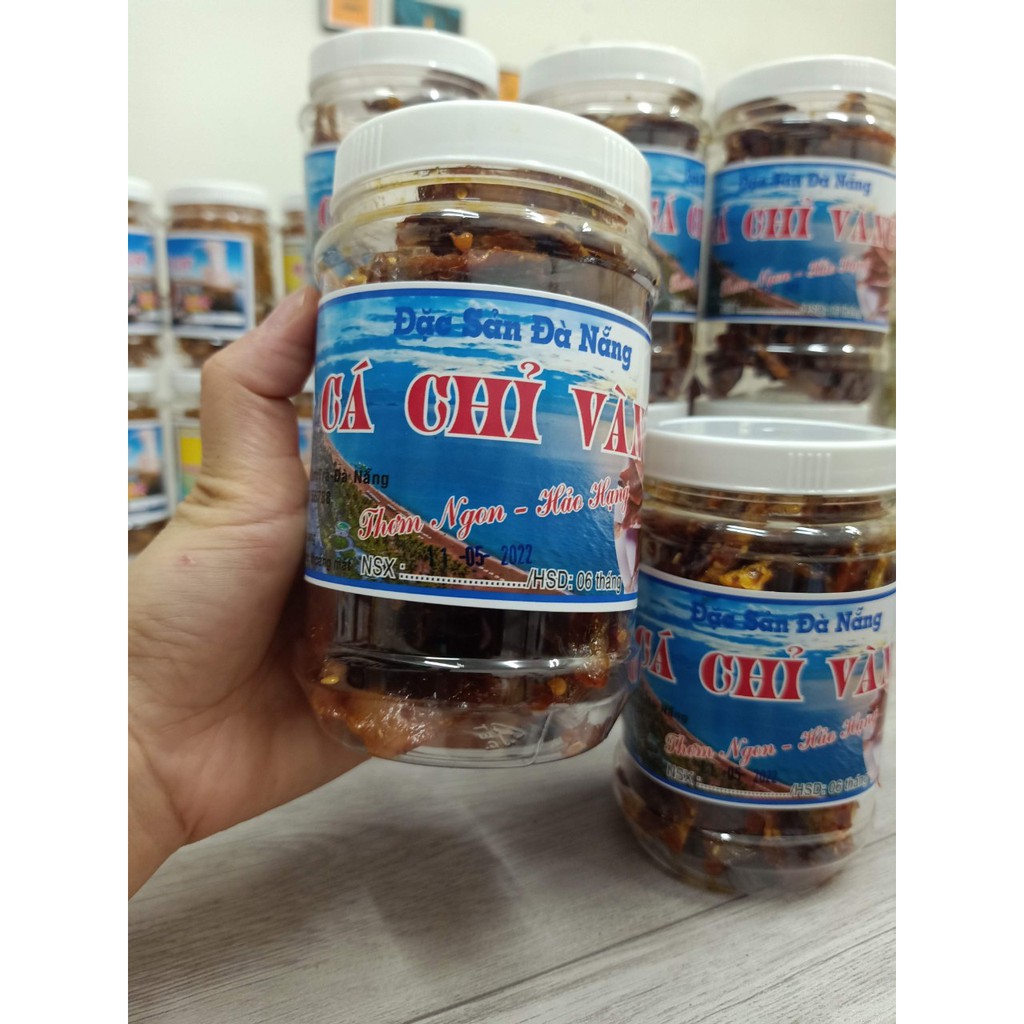 Cá Chỉ Vàng Rim ăn liền hũ 200gr Đặc Sản Đà Nẵng thơm ngon