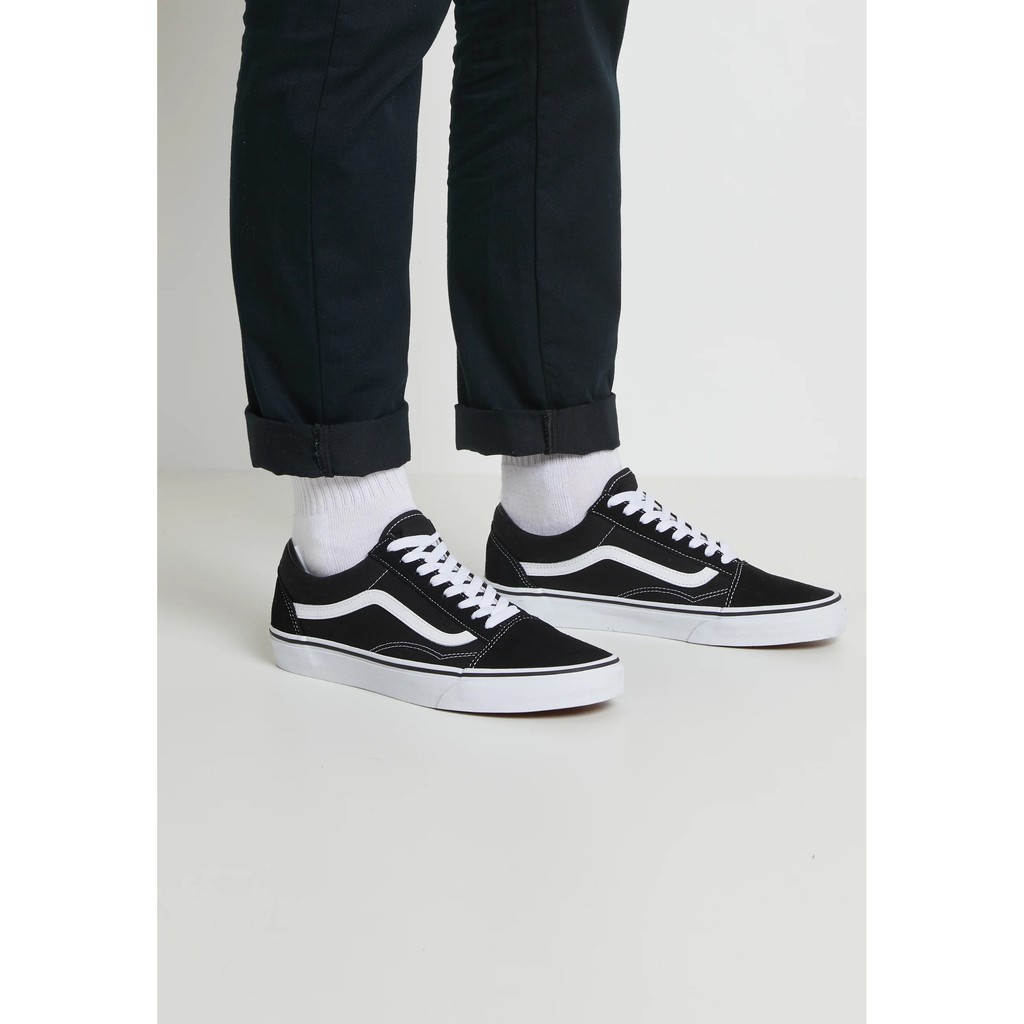 Giày Vans Chính Hãng Old Skool Classic Black White ( Top Best Seller)