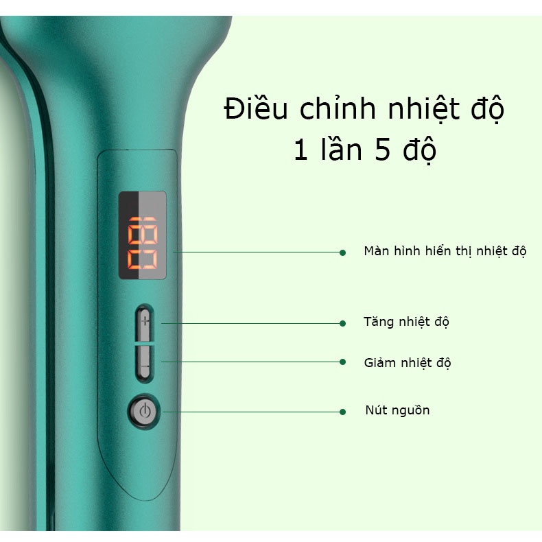 Máy dập xù AKIO bấm tóc, phồng chân tóc, chân vuông mẫu mới