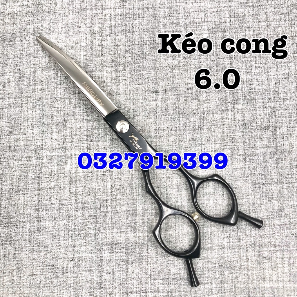 ✅freeship✅ Kéo cong cắt tỉa lông chó mèo cao cấp JAGUAR 6.0