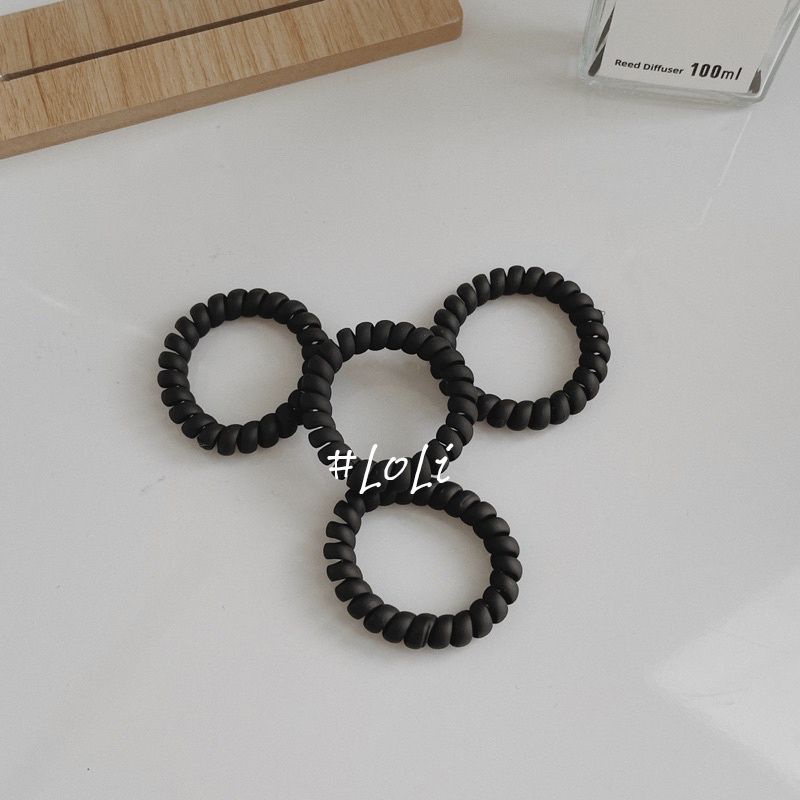sét 3 Dây cột tóc lò xo Hàn Quốc trà sữa xinh xắn cho nữ ,màu hình ngẫu nhiên.