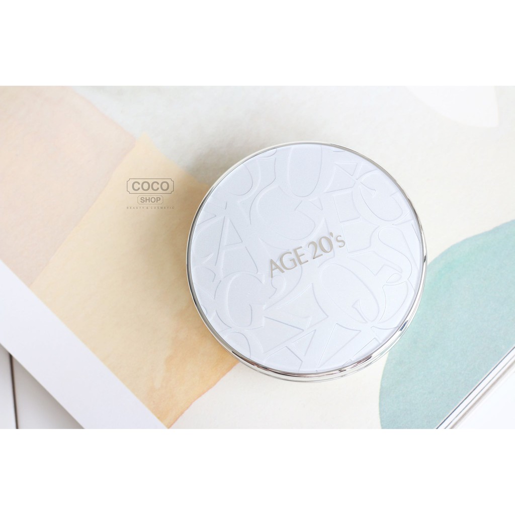 Phấn Nền Lạnh AGE 20's Essence Cover Pact VX - [Coco Shop] | BigBuy360 - bigbuy360.vn