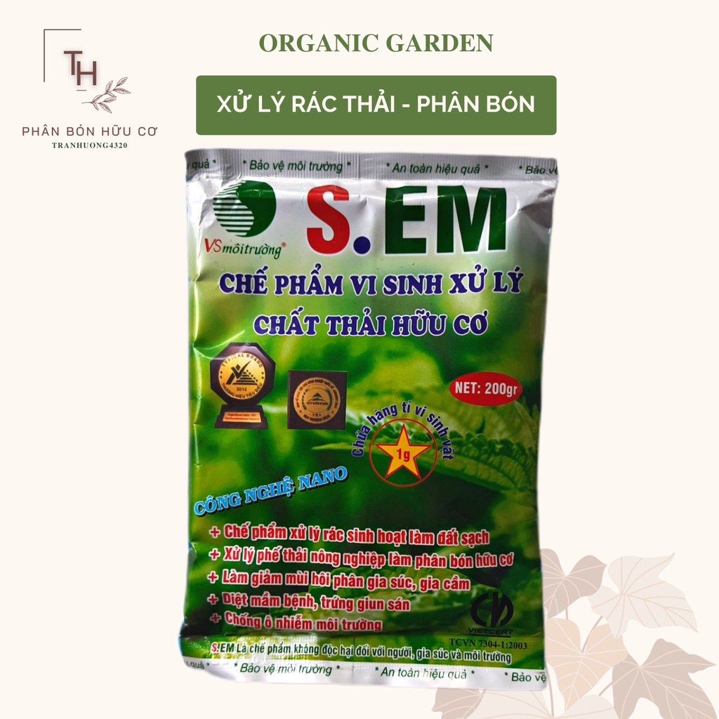 Chế phẩm vi sinh xử lý chất thải hữu cơ S. EM