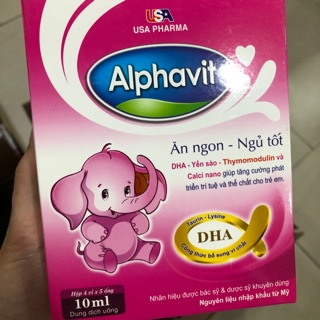 Alphavit Ăn Ngon Ngủ Tốt hộp 20 ống