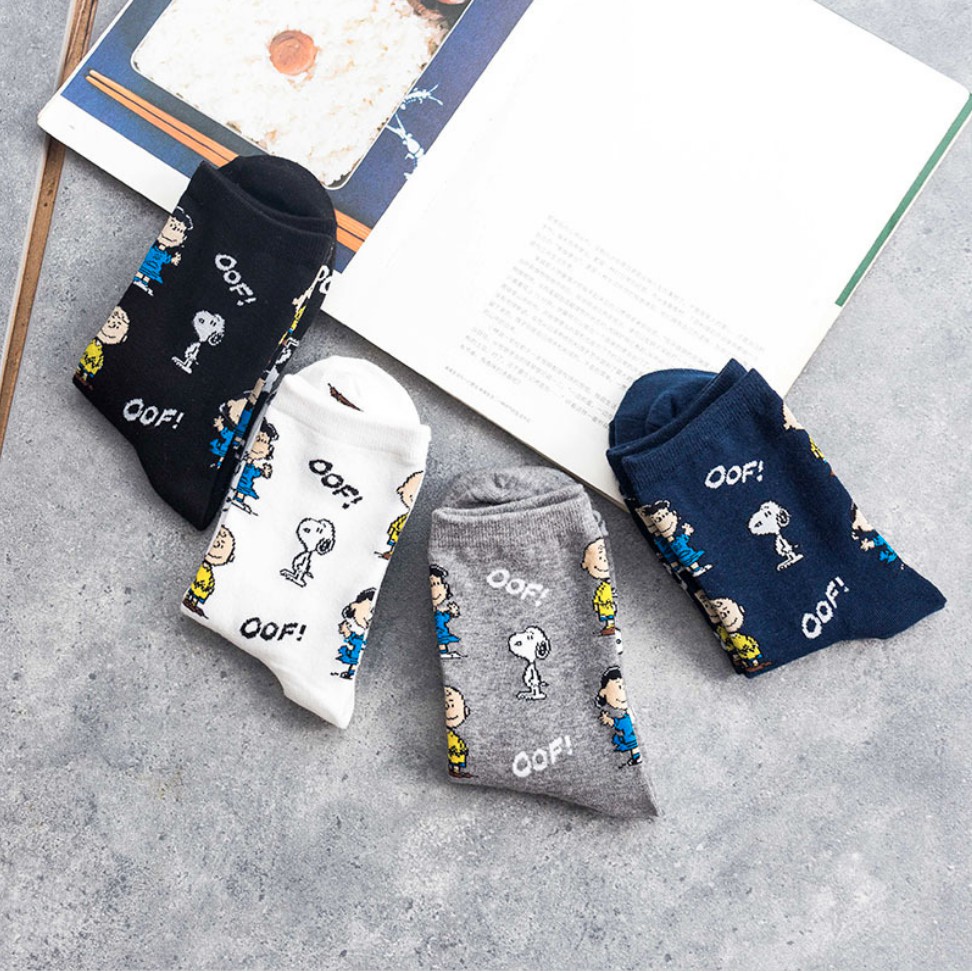 Vớ dài/ tất dài nhân vật Snoopy Mua Tất unisex (muatatshop)