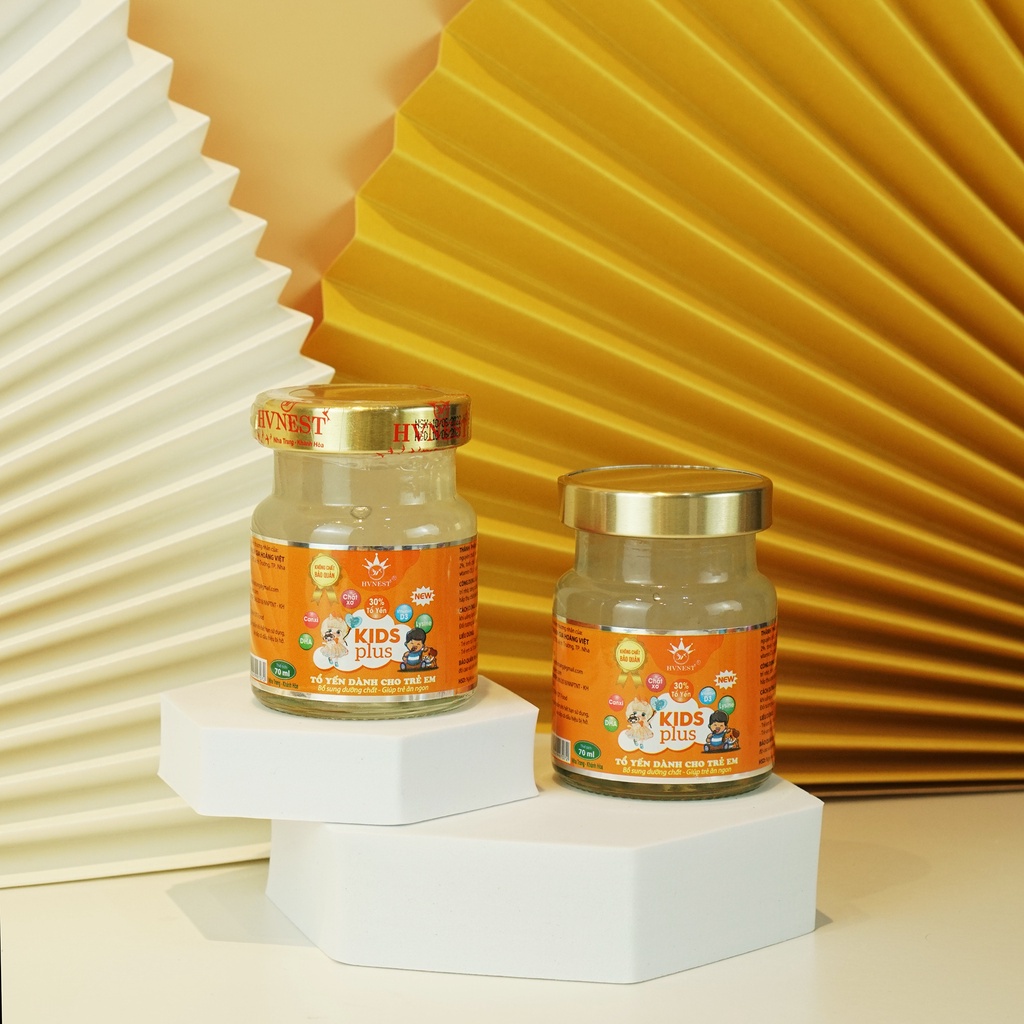 Yến Tươi Chưng Sẵn HVNEST cho bé Vị Kids Plus 70ml