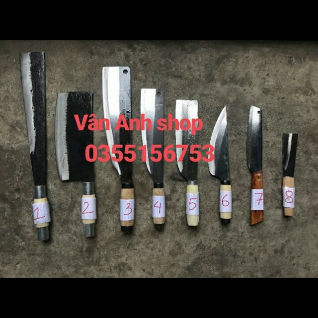 Bộ dao combo 8 món tặng kèm 1 chiếc kéo cắt đa năng