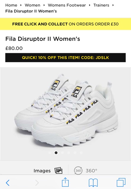 Giày Fila Disruptor Authentic 💯%