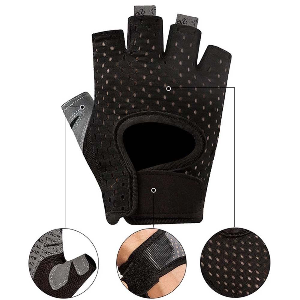 MXGOODS Găng Tay Thể Thao Hở Ngón Tập Yoga / Đạp Xe Thời Trang Mùa Hè Cho Nữ
