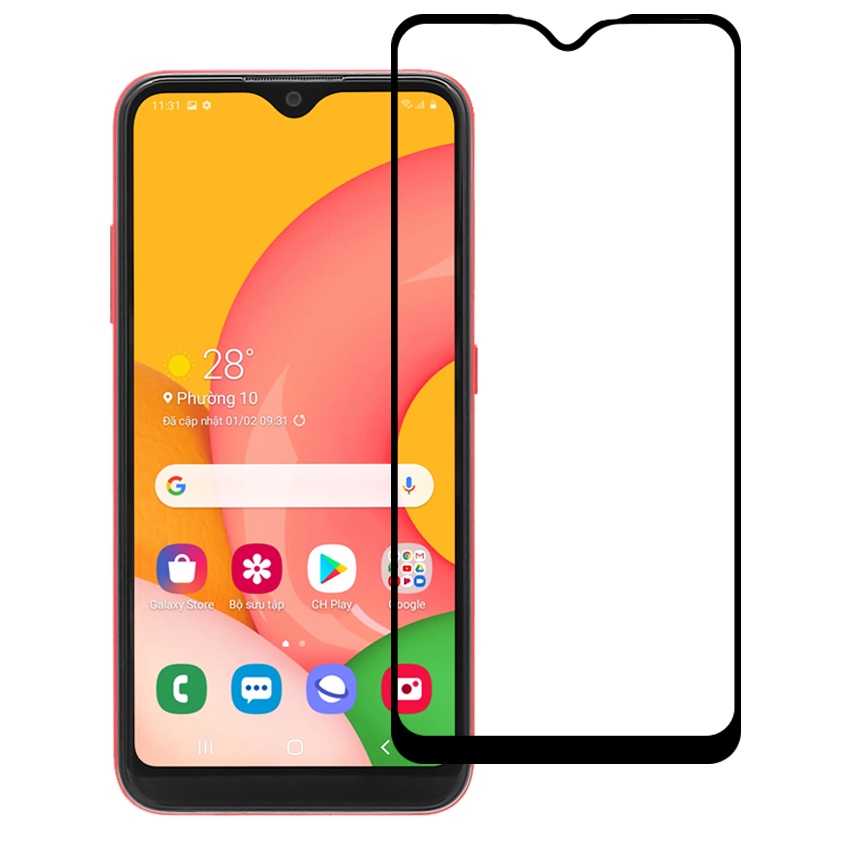 kính cường lực samsung A02 M02 full màn hình 9d 10 11d 21d 111d