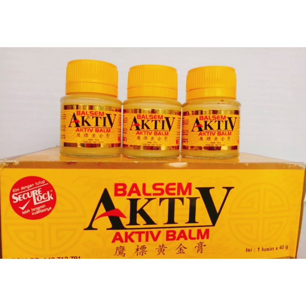 Dầu Cù Là Vàng Balsem Aktiv Indonexia 40g-Chính Hãng