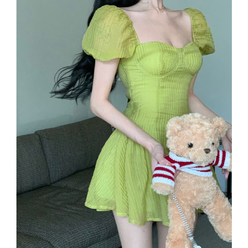 Đầm Tay Ngắn Thiết Kế Hợp Thời Trang Cho Nữ