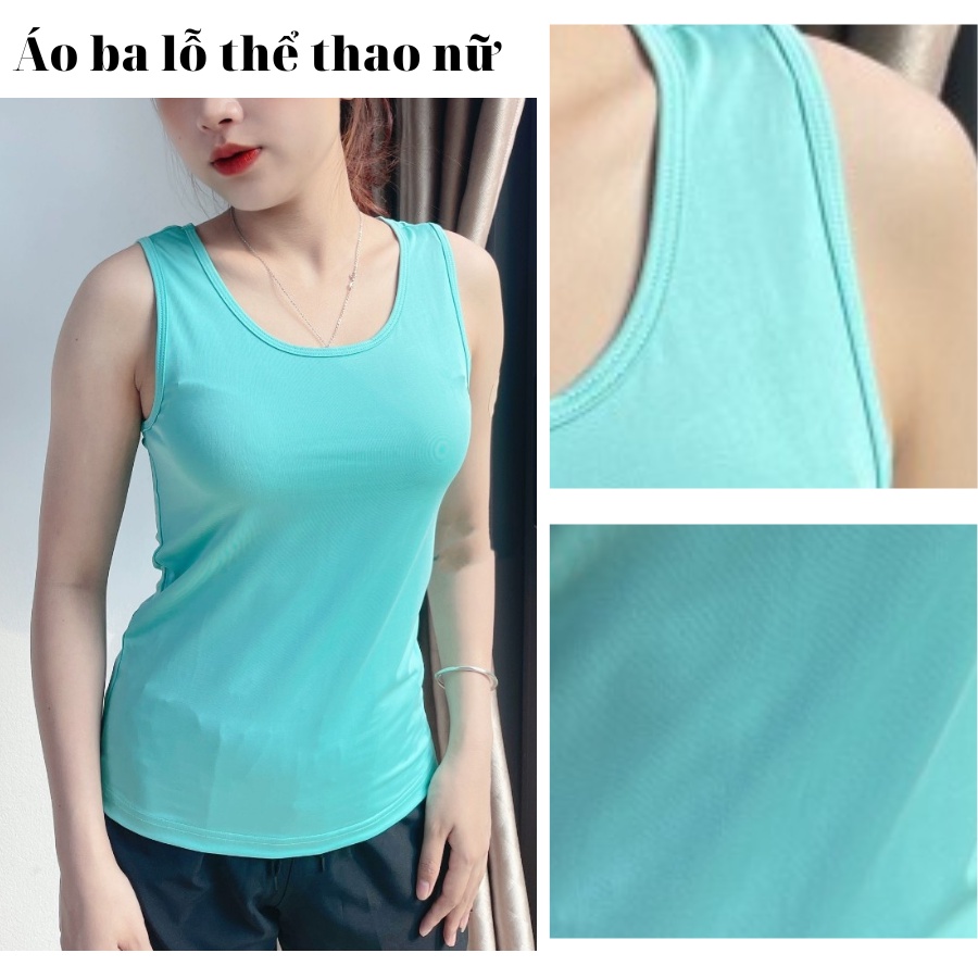 Áo tanktop thể thao nữ Vario, vải coolmax nhẹ thoáng khí vt20-07