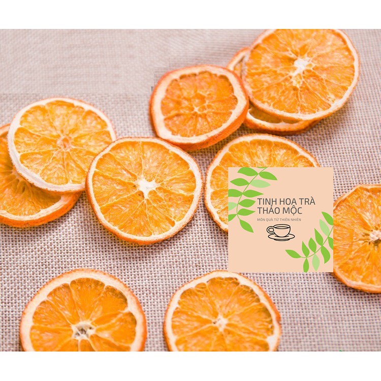 (ảnh thật+video) Cam sấy khô new zealand trang trí bánh kem làm trà (cam thái lát sấy khô) 1 kí
