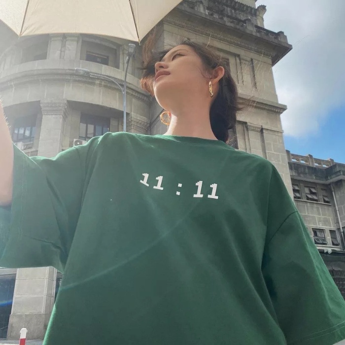 Áo Thun Nam Nữ Form Rộng Tay Lỡ 1969Unisex Áo Phông Nam Nữ 1969Unisex Form Rộng Tay Lỡ Cổ Tròn YOUNG GREEN 11:11