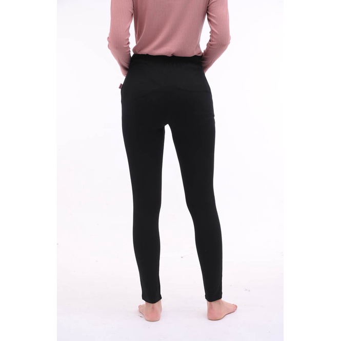 Quần legging dài chất cotton co giãn 4 chiều, có chun rút điều chỉnh, nhiều size - Thời trang đầm bầu cao cấp HONEY