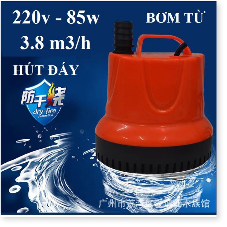 Bơm chìm hút đáy 220v - 85w - 3.8m3h