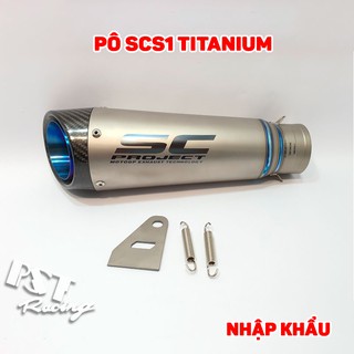 Pô SCS1 Titanium nhập khẩu Thái Lan