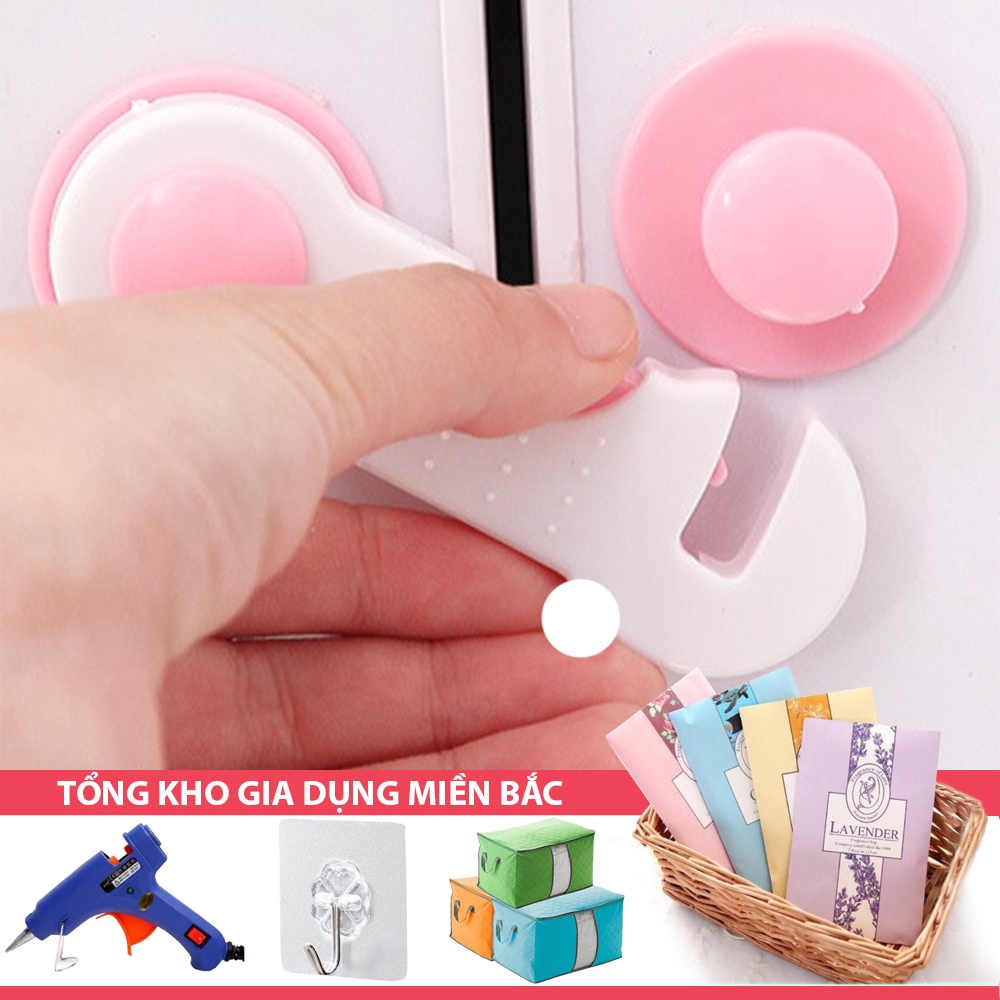 [Tổng Kho Sỉ] Khóa Cài Tủ - Miếng Chặn Cửa Chống Va Đập Cửa Sập, Chặn Gió Kẹp/Kẹt Tay Bé (Nhiều Kiểu Dáng)