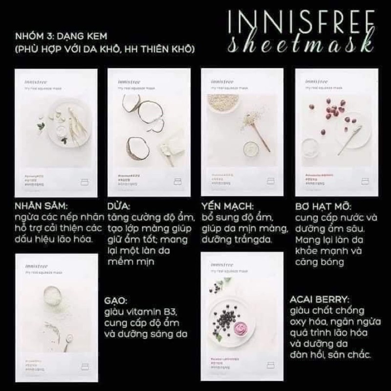 Mặt Nạ INNISFREE Đến Từ Xứ Sở HÀN QUỐC🌸😜