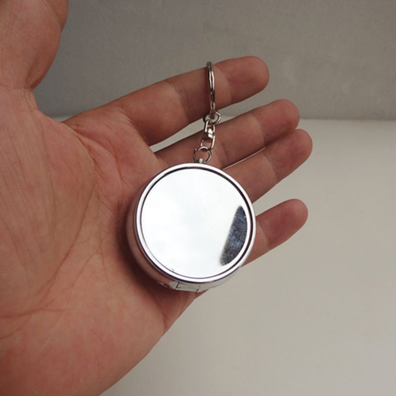 Gạt tàn thuốc bỏ túi bằng thép không gỉ có móc khóa dùng khi ra ngoài