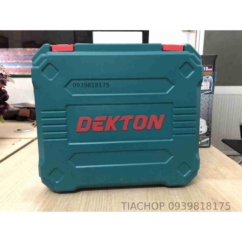 Máy khoan bằng pin Dekton DK-2115T 21v (Có búa)