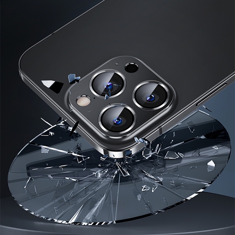 Ốp Bảo Vệ Camera Bằng Hợp Kim Titan Sang Trọng Cho iPhone 11 12 13 Pro Max 12 13 Mini 13