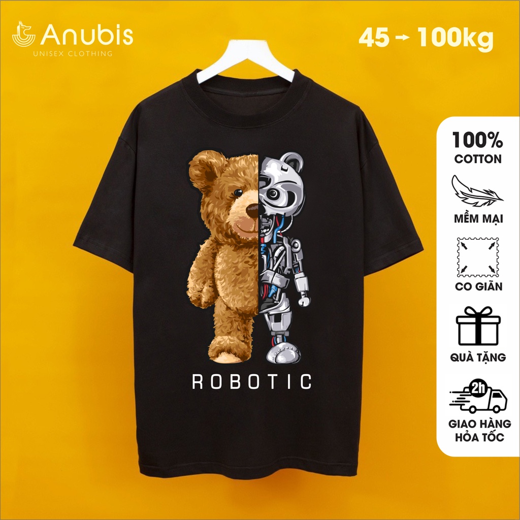 Áo Thun Unisex Gấu Robo (Teddy Robo) Anubis Store