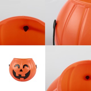 Here Xô đựng kẹo bí đỏ Halloween