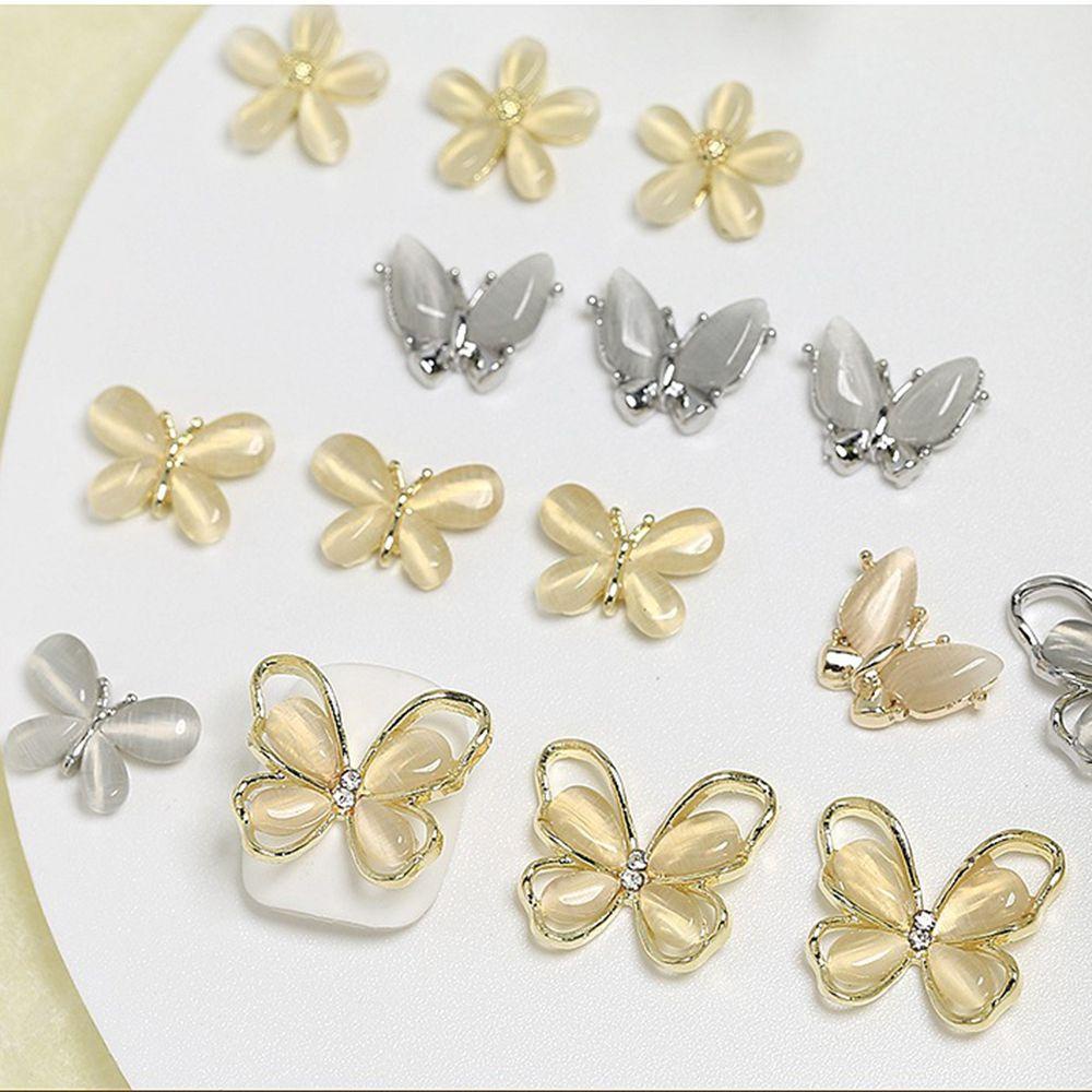 Phụ Kiện Kim Loại Trang Trí Móng Tay 3D Nhiều Màu Lấp Lánh|Phụ Kiện Làm Móng Nghệ Thuật