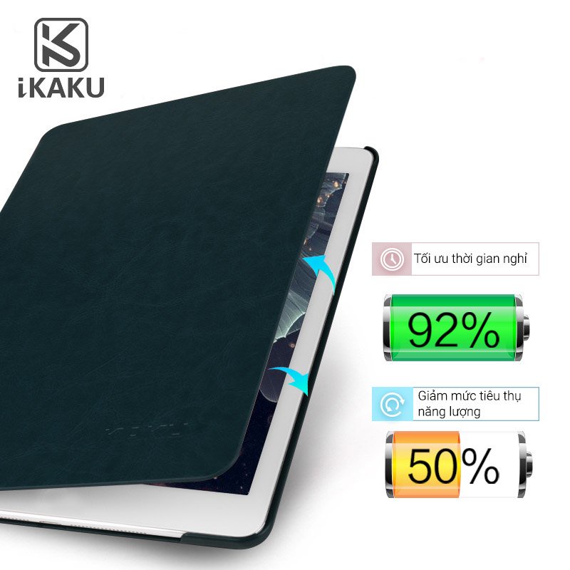 Bao da ipad Air , Air 2 , gen 5  , gen 6  , 9.7 pro nắp gập mịn chính hãng Kaku