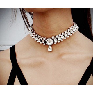Dây Chuyền Choker Đính Đá