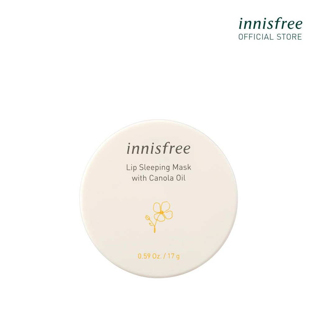 [Mã FMCGMF11 giảm 8% đơn 250K] Mặt nạ ngủ môi dầu hoa cải innisfree Lip Sleeping Mask With Canola Oil 17g