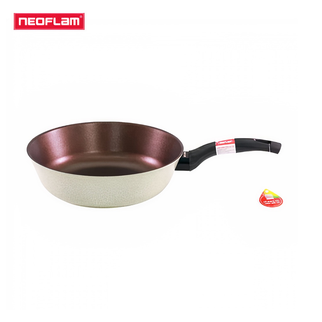 [Hàng chính hãng] Chảo sâu lòng, đa năng, chống dính, bếp từ Neoflam Reverse 28cm (màu xanh dương, hồng đào, trắng, xám)