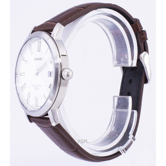 Đồng hồ nam dây da Casio chính hãng Anh Khuê MTP-E149L-7BVDF