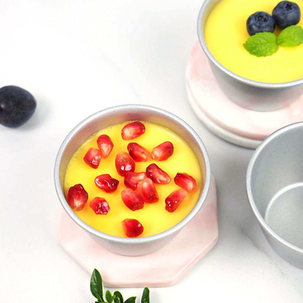 Set 4 Khuôn Làm Bánh Tart Trứng Bằng Hợp Kim Nhôm