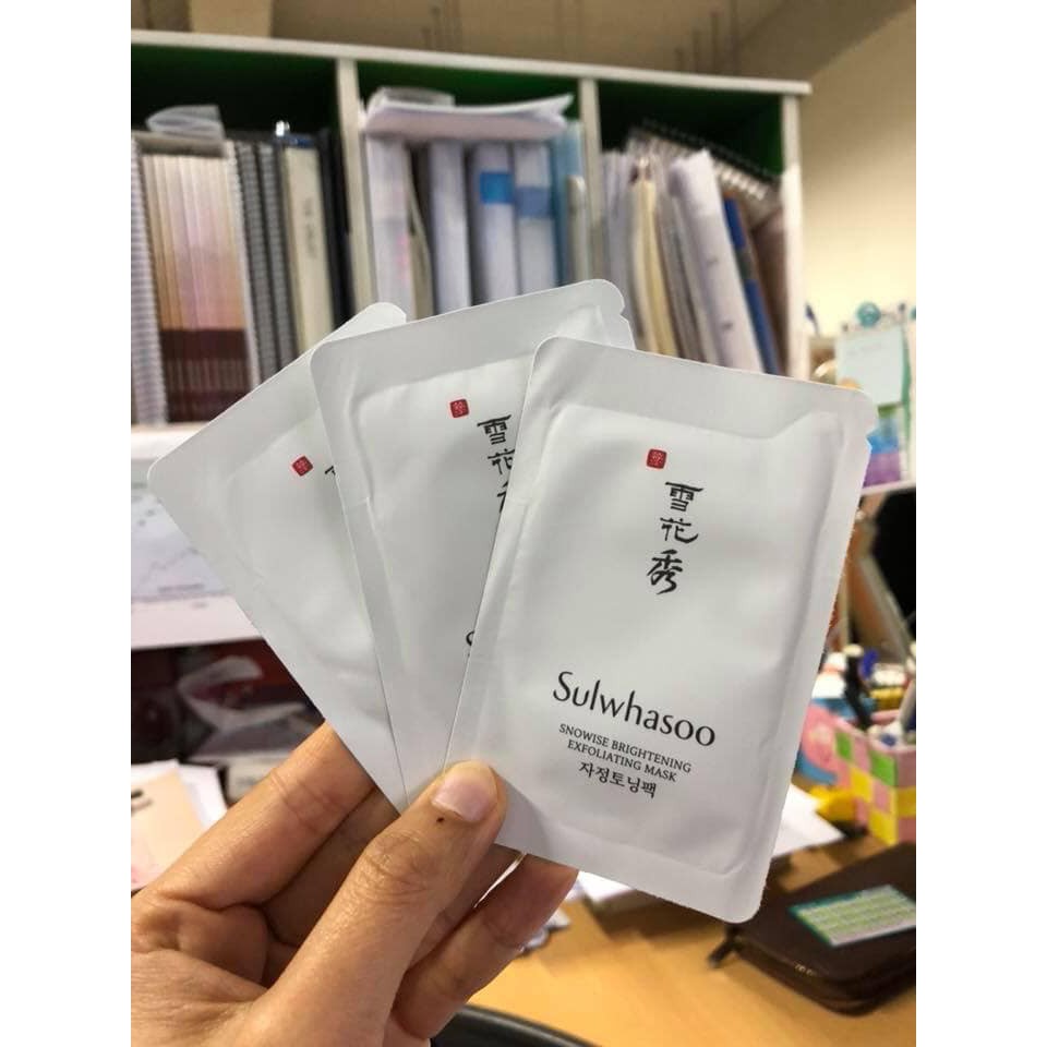 Sample Mặt nạ sáng mịn da Snowise Brightening Exfoliating Mask